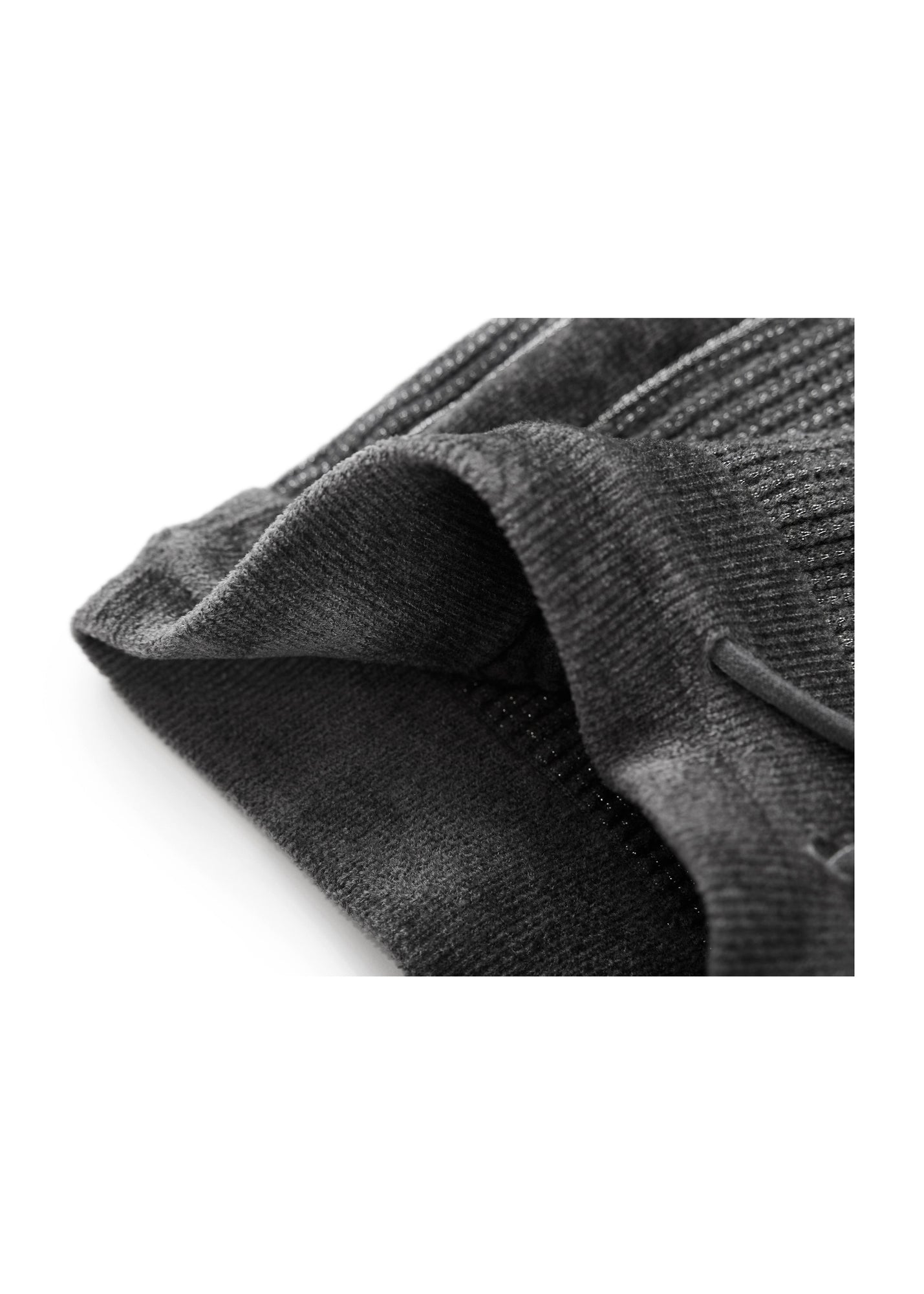 Ribbed Knit Pants | Grey