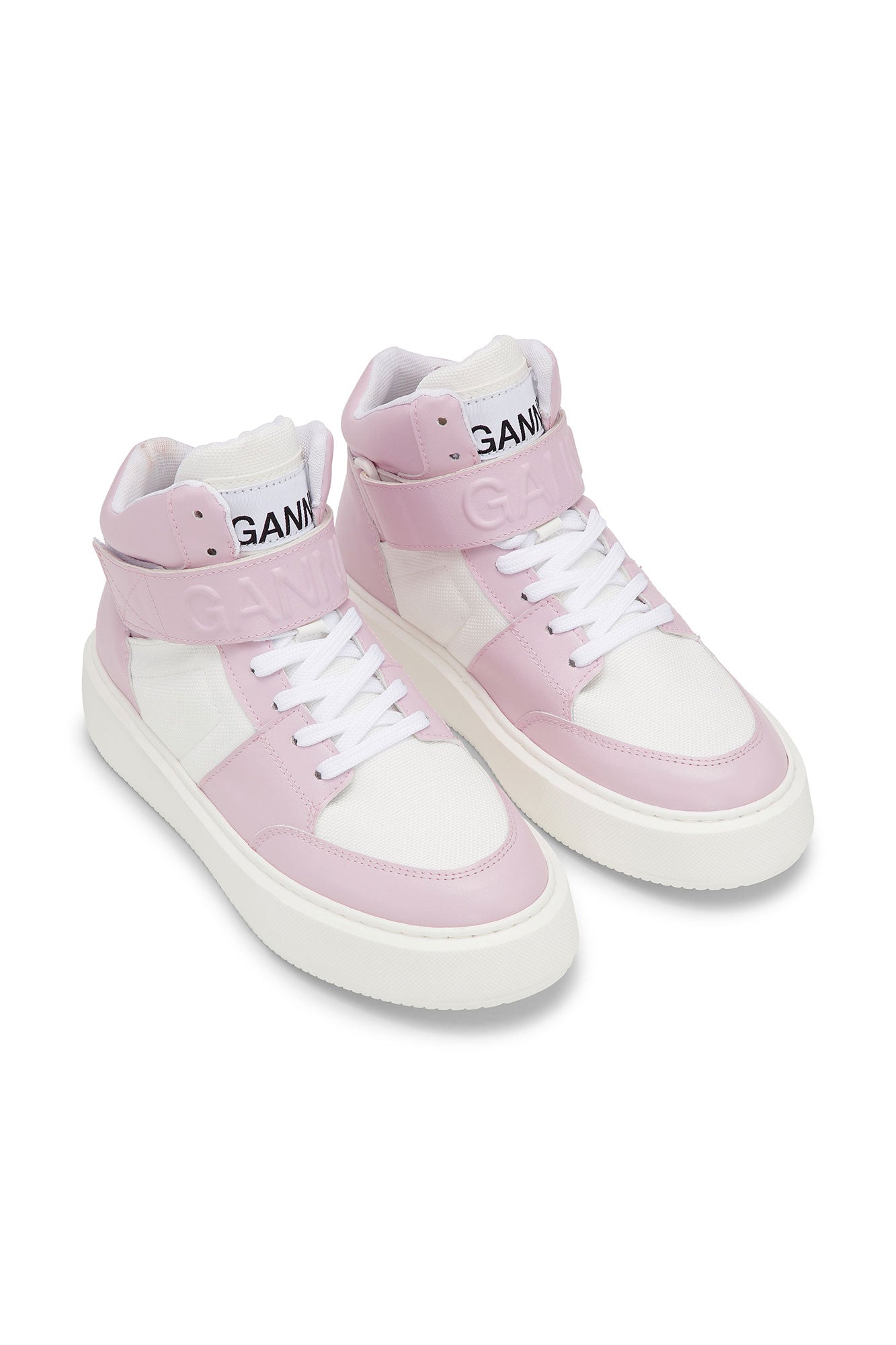 Sporty Mix Cupsole High Top Velcro Sneaker T | Light Lilac