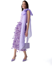 3D Embroidered Pencil Skirt | Violeta