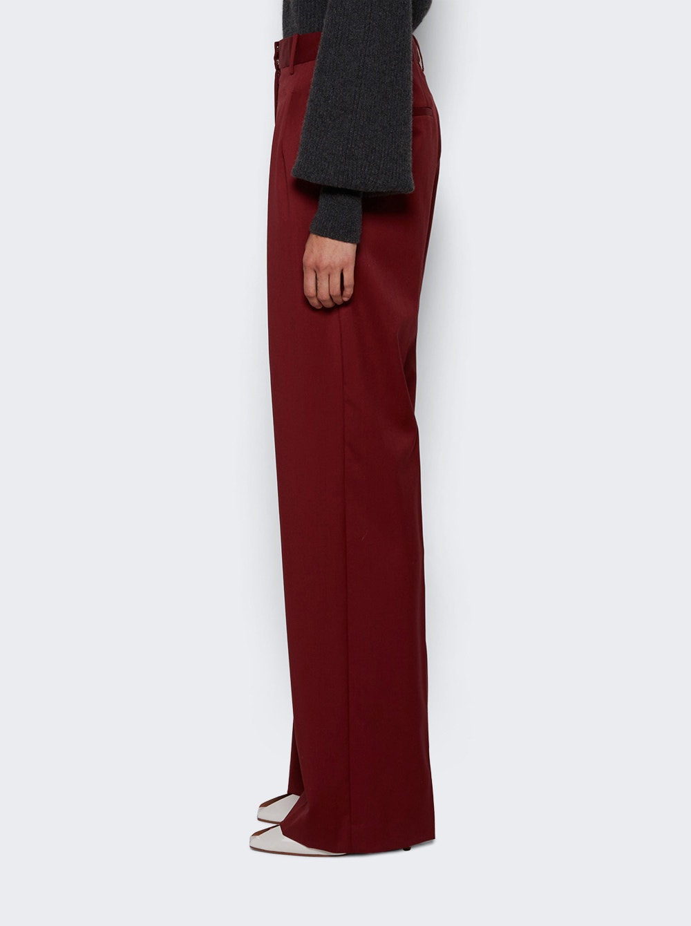 Women | LouLou de Saison | Trousers | Burgundy