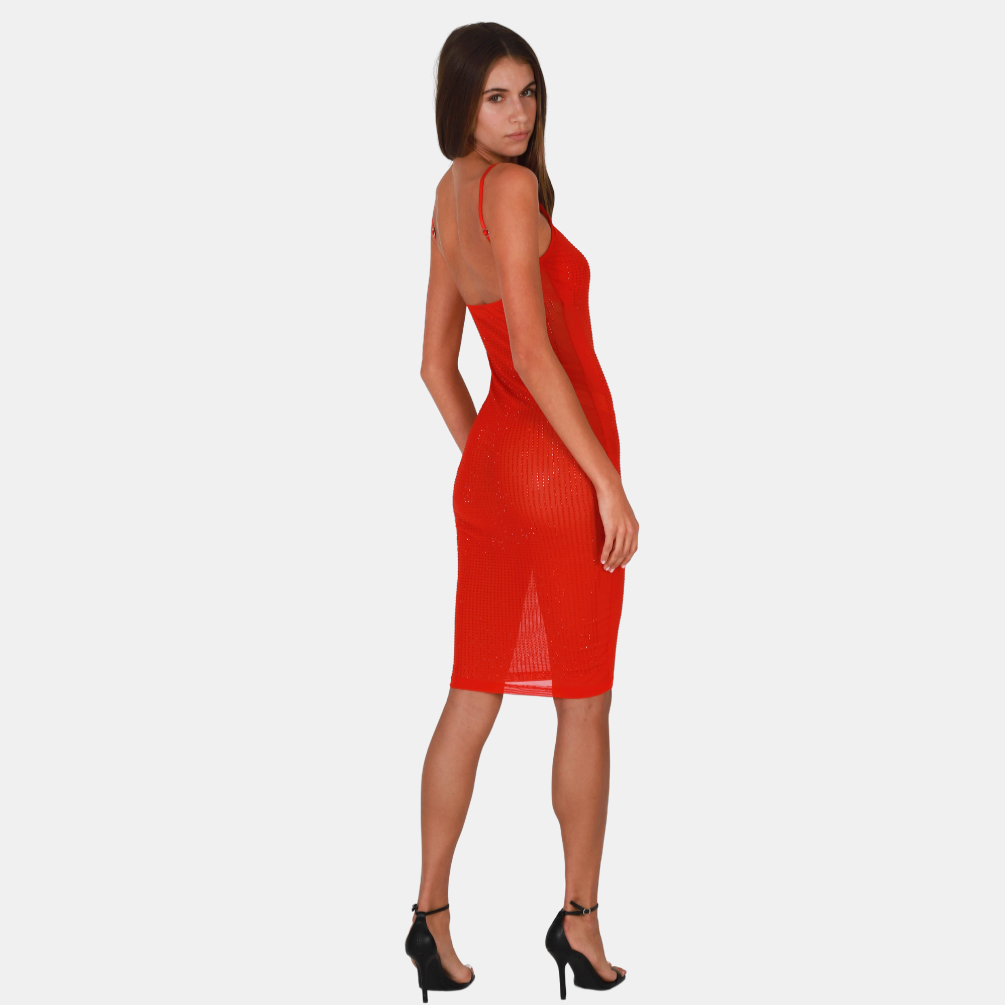 OW Collection Scarlett Dress | Red