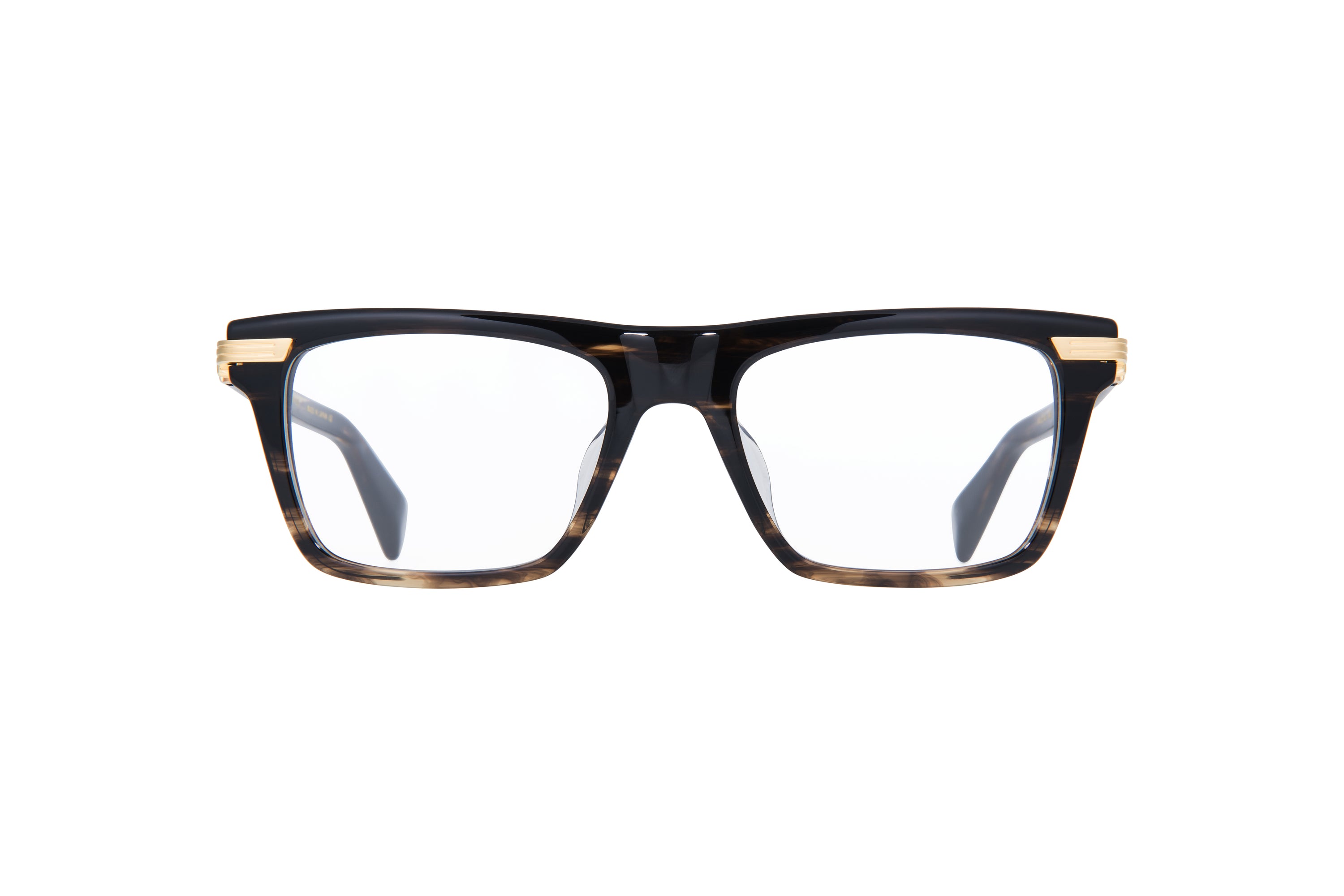 Unisex | Sentinelle - I Optical | Dark Brown Swirl - Gold | Clear