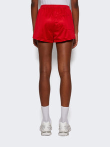 Women | Sporty & Rich | Usa Mesh Disco Short And Navy | Red