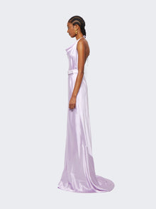 Women | Sergio Hudson | Cowl Neck Gown | Lilac