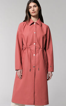 Simone Semi-Fitted Raincoat With Detachable Hood | Rosewood