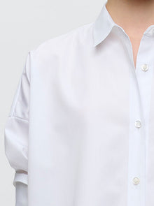 Sirene Scarf Back Shirt | White