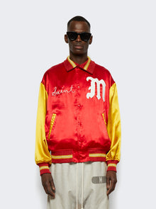 Men | Saint Mxxxxxx | Saint Varsity Jacket | Red