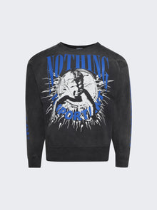 Men | Saint Mxxxxxx | Nothing Important Sweatshirt | Black