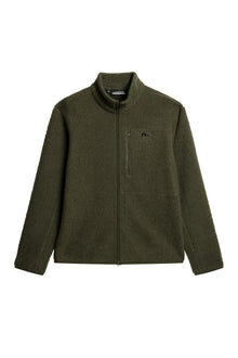 Peter Pile Jacket in Forest Green by J.Lindeberg
