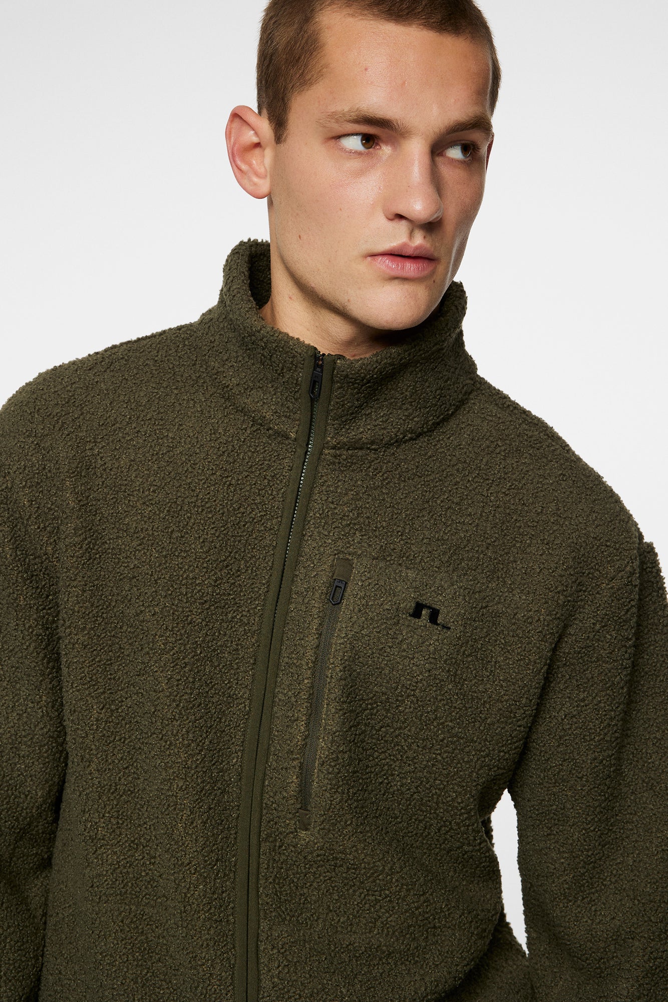 Men | Peter Pile Jacket | Forest Green