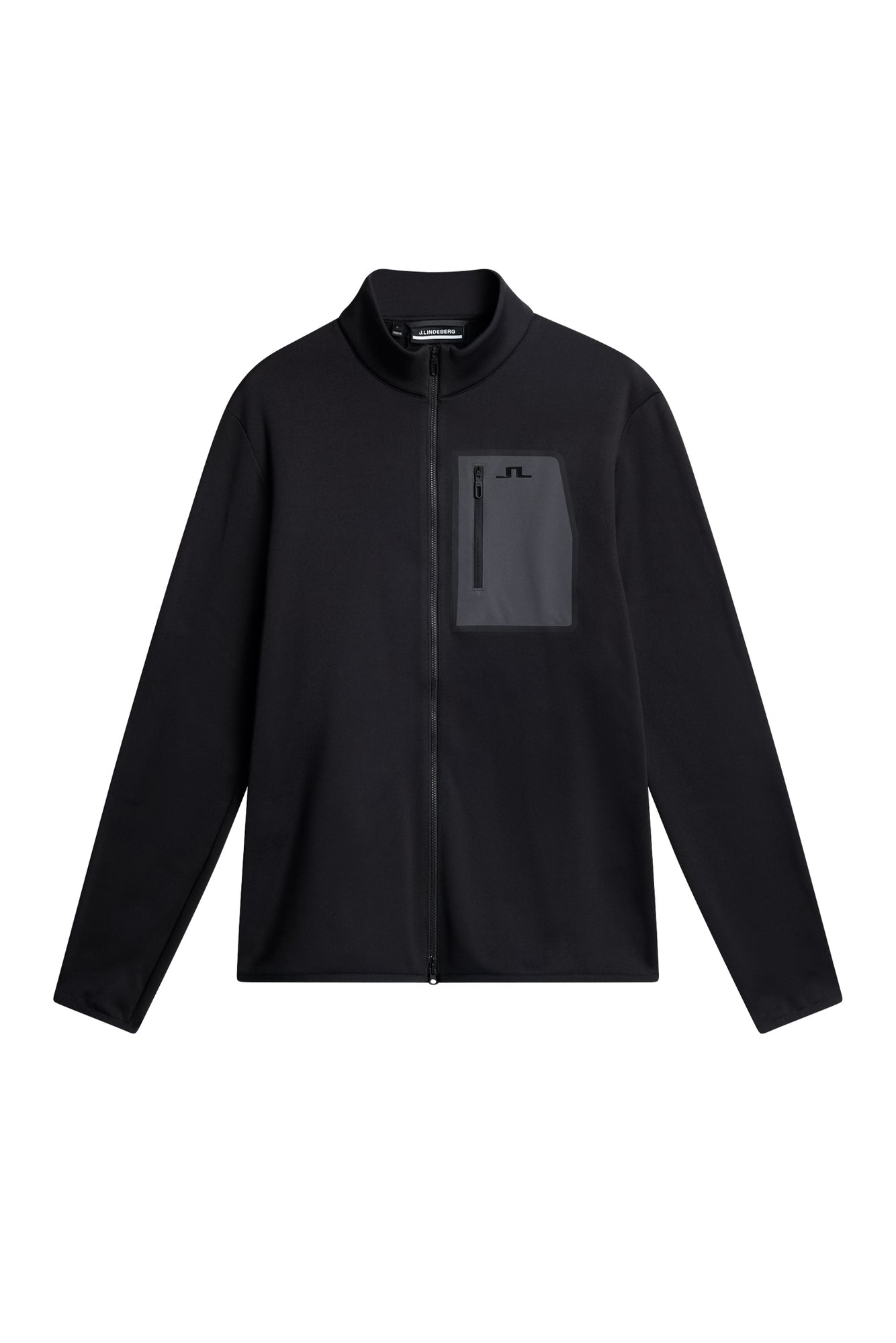 Wayne Polartec Mid Layer in Black by J.Lindeberg