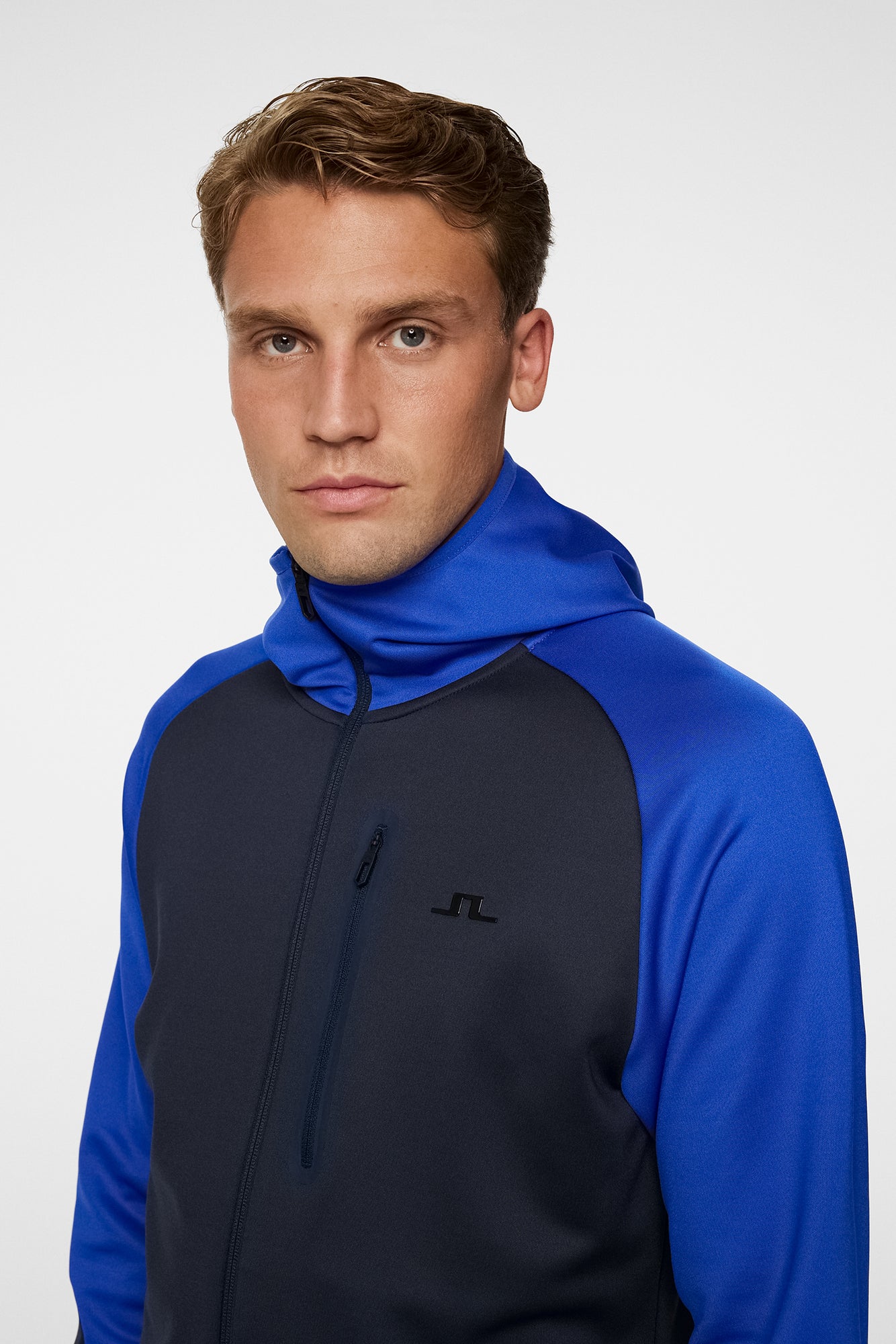 Men | Elevation Full Zip Hood | JL Navy