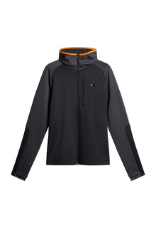 Elevation Full Zip Hood in Black by J.Lindeberg