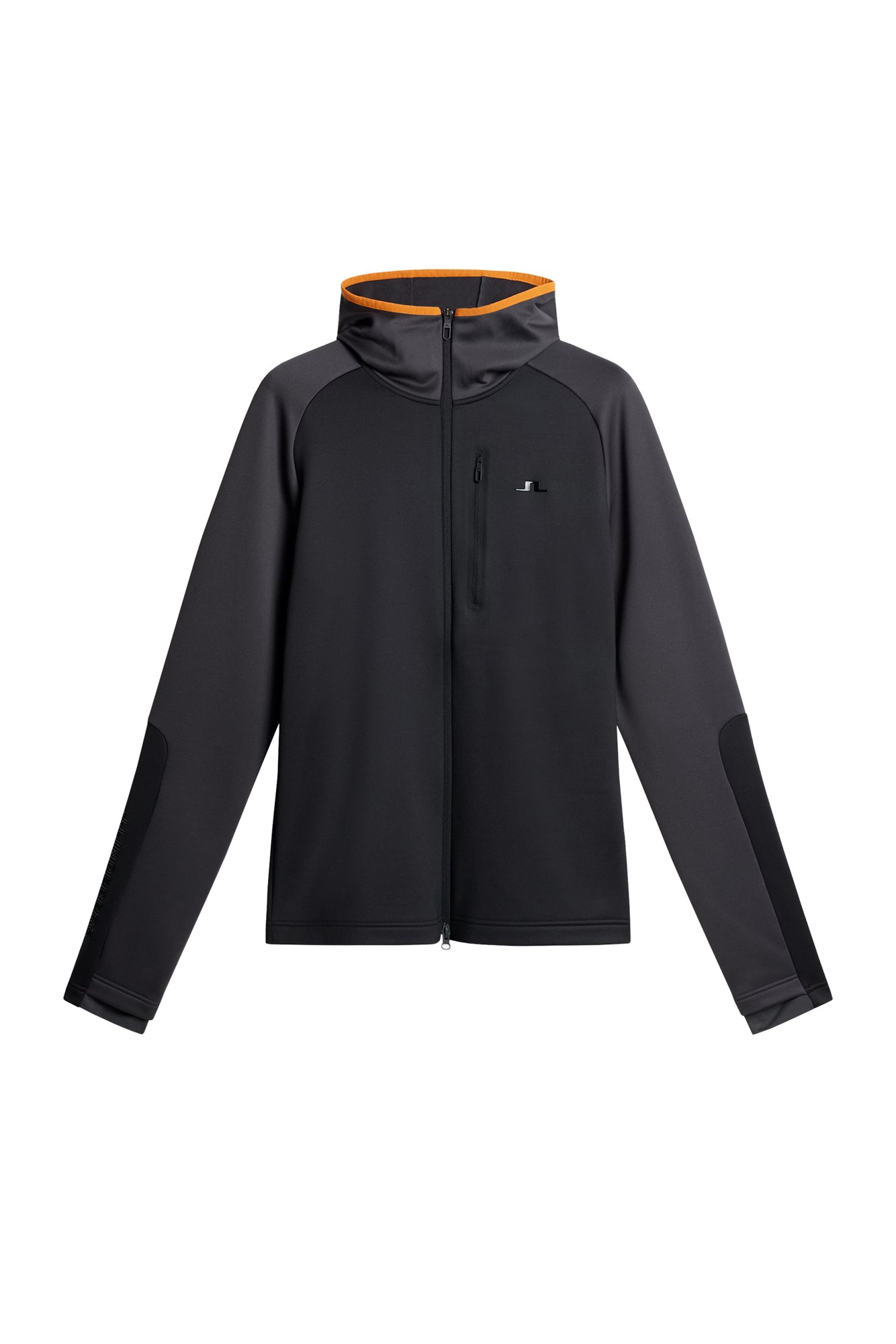 Elevation Full Zip Hood in Black by J.Lindeberg