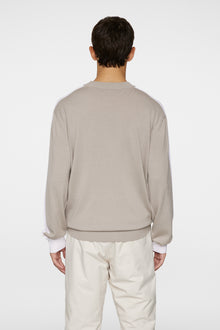 Men | Kirby Knitted Sweater | Moonbeam