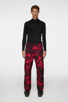 Men | Clarke Pant Printed | Mountain Glitch Red