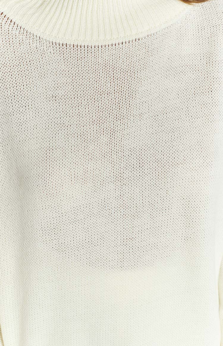 SNDYS Seeker Knit Top | White