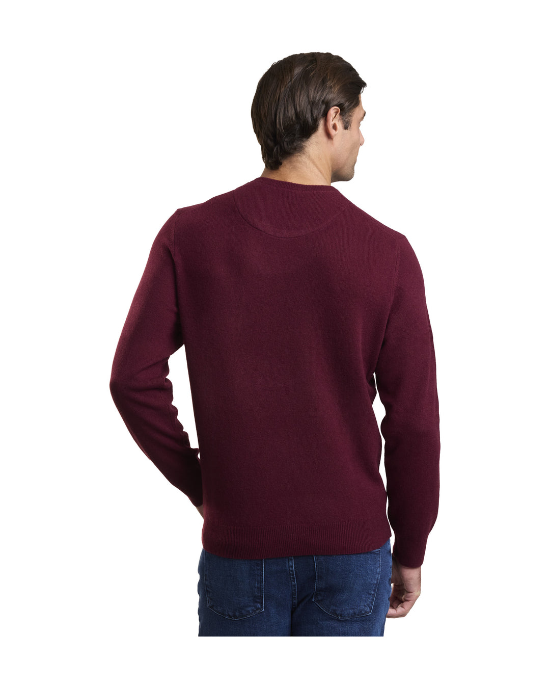 NOMAD | Men | Men's Cashmere Sweater | Merlot