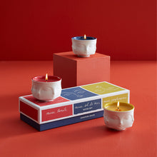 muse couleur votive candle set - styled view