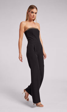 Elore Crepe Jumpsuit | Black