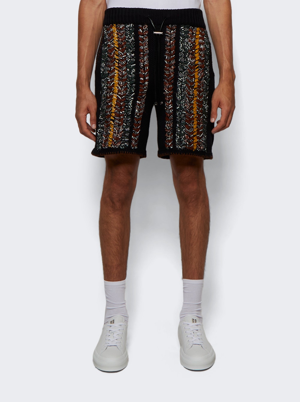 Men | Amiri | Braided Bandana Shorts | Black