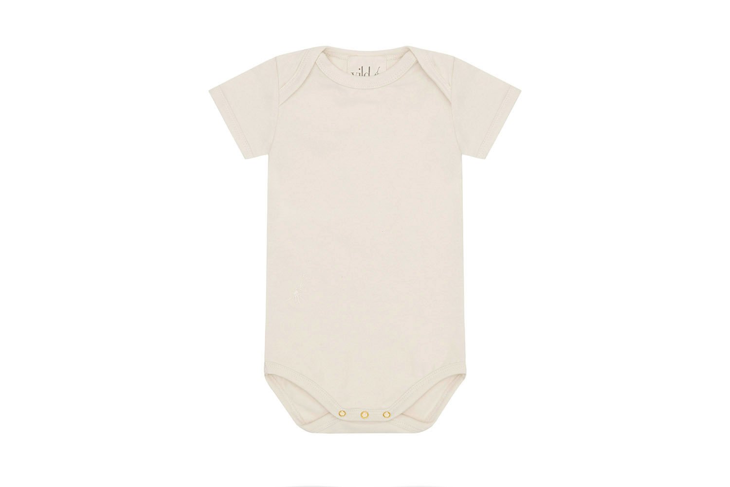 Organic Cotton Bodysuit | Ecru - No Dye
