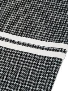 Men | Dallas Houndstooth Track Pant | Black Beauty