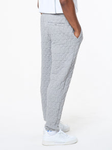 Men | Aversa Quilted Sweatpant | Light Heather Grey