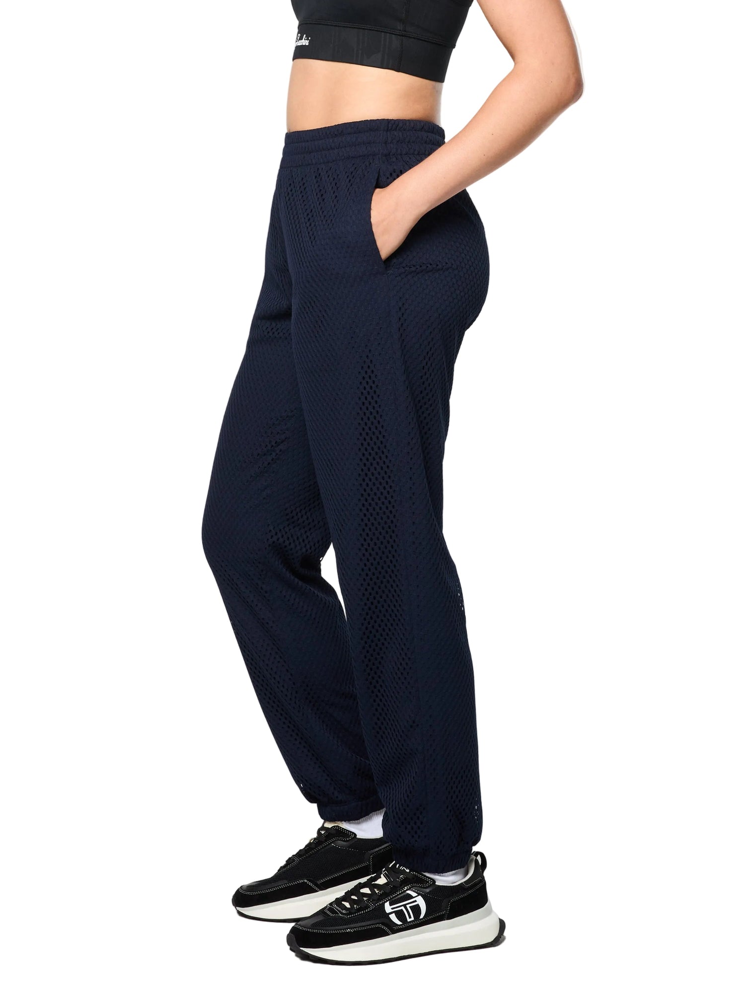 Women | Adria Mesh Track Pant | Maritime Blue