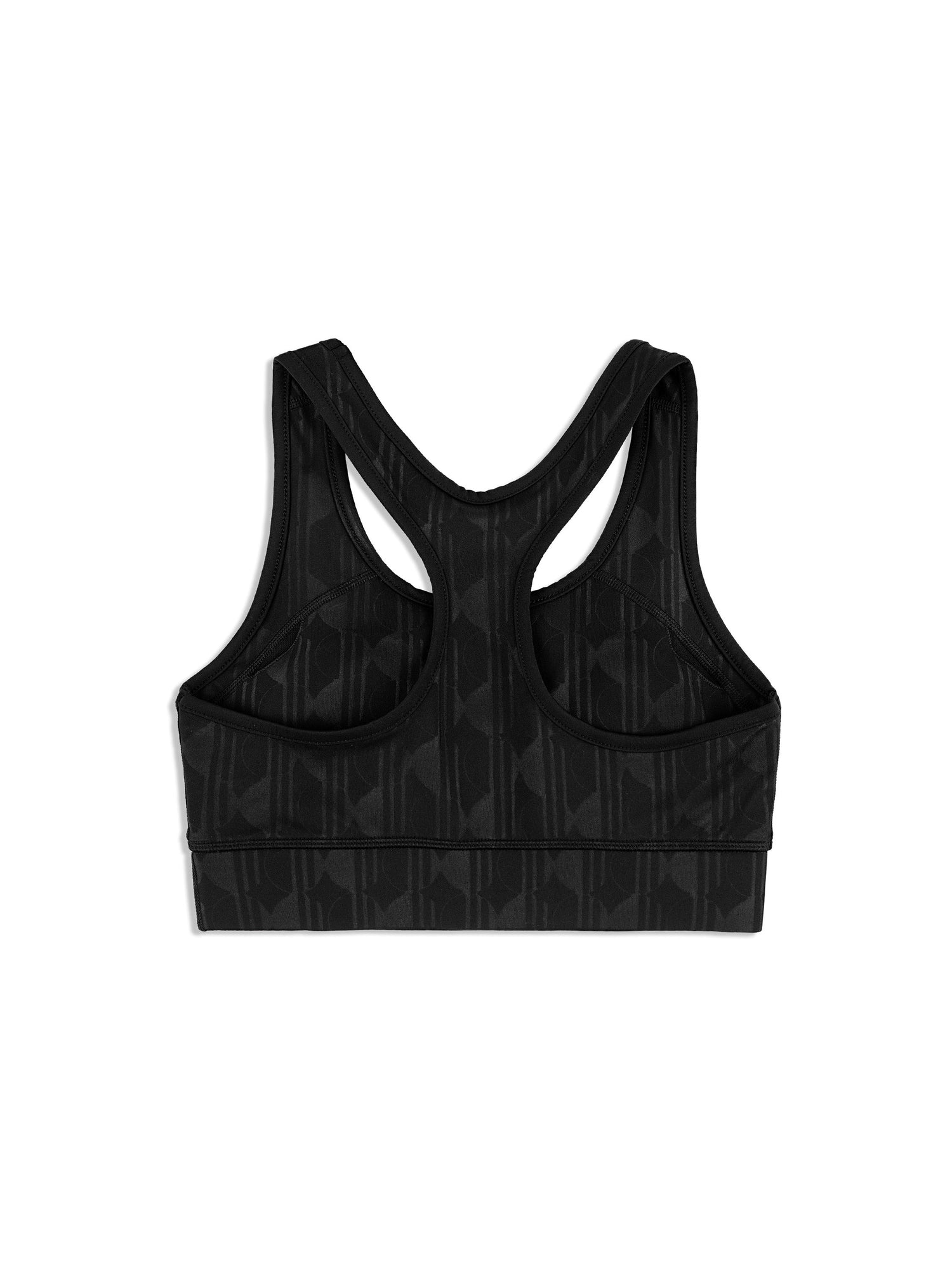 Women | Viano Printed Sports Bra | Black Beauty