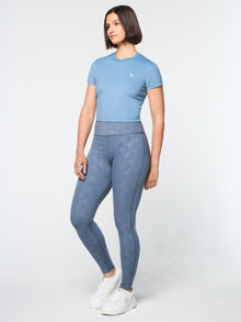 Women | Mirano Fitted Crop Top | Coronet Blue