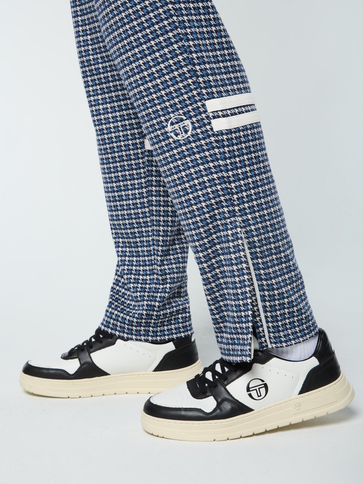 Men | Dallas Houndstooth Track Pant | Maritime Blue