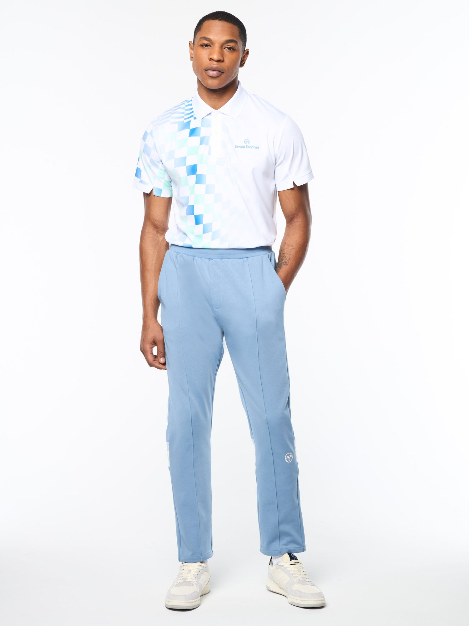 Men | Rimini Track Pant | Faded Denim
