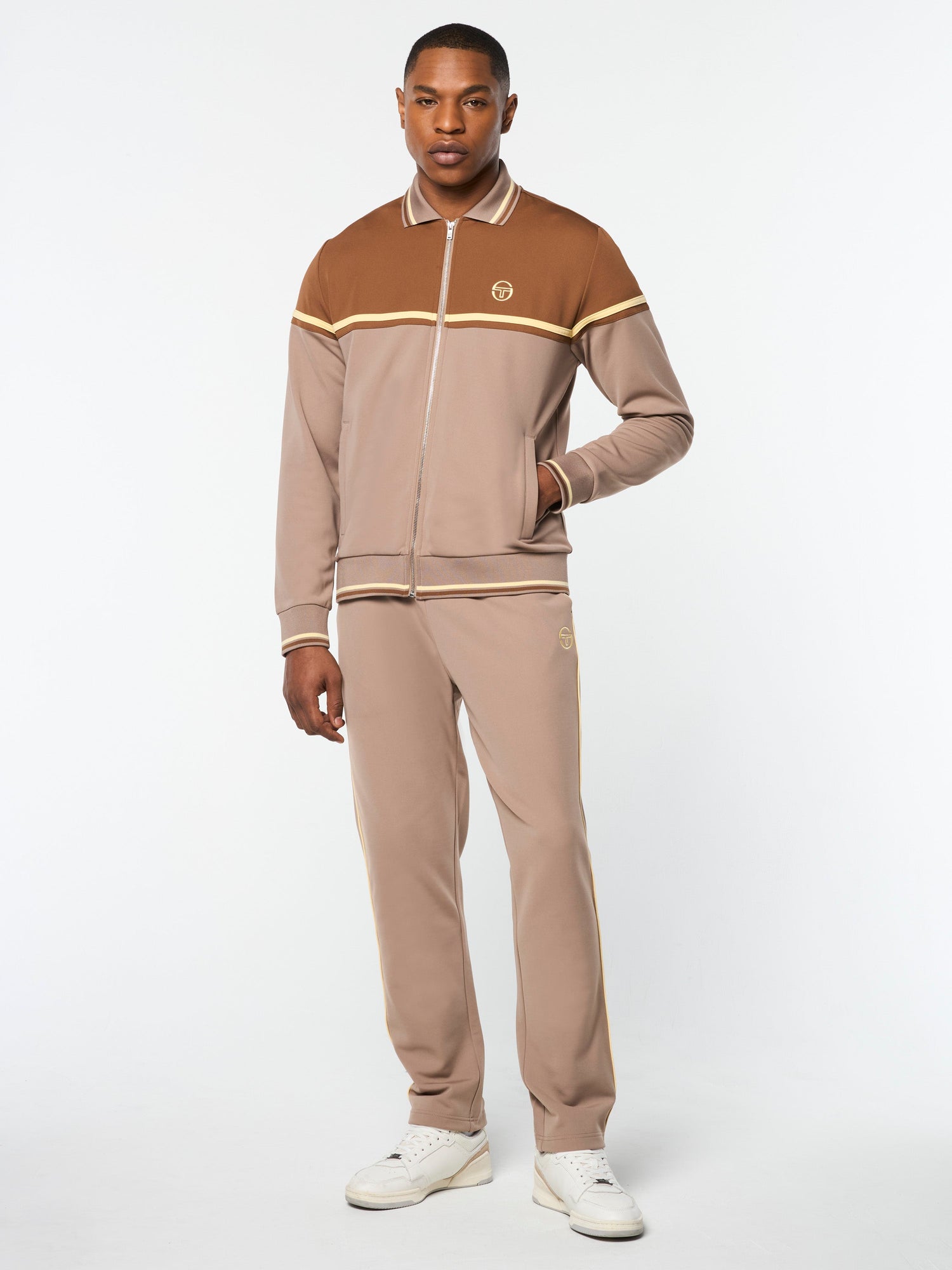 Men | Olmi Track Jacket | Taupe Grey