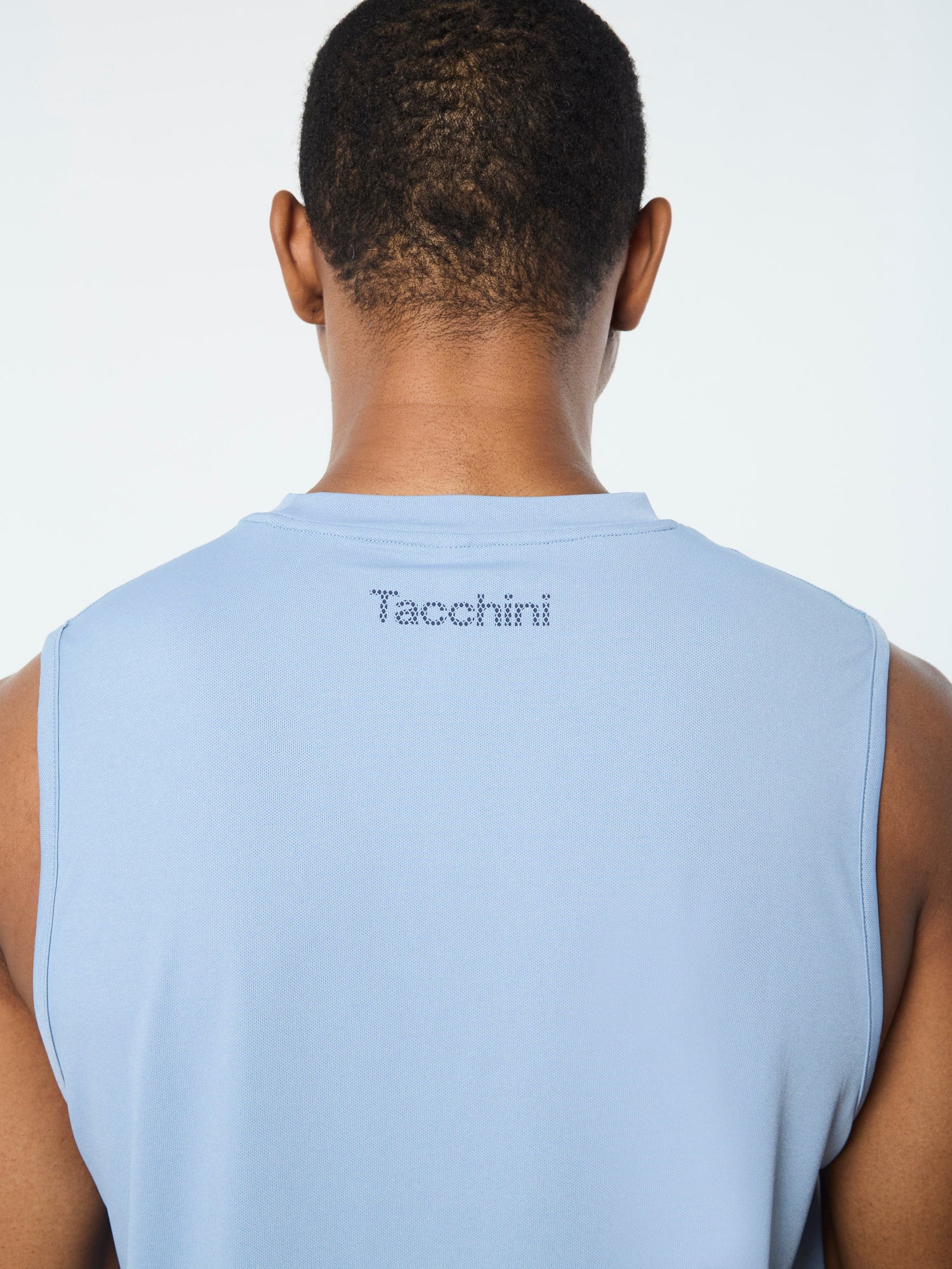 Men | Elio Performance Tank | Faded Denim