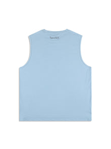 Men | Elio Performance Tank | Faded Denim