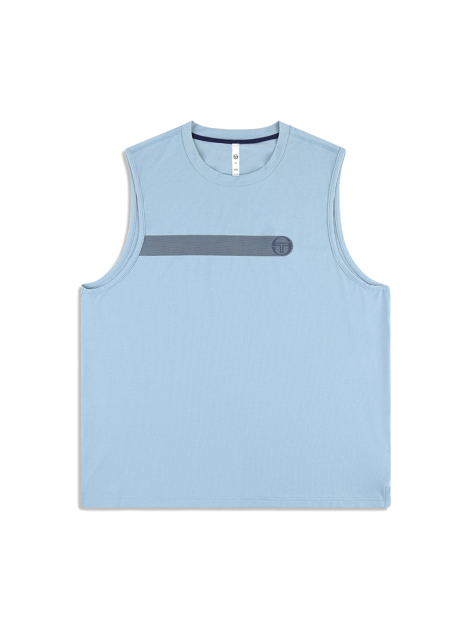Men | Elio Performance Tank | Faded Denim