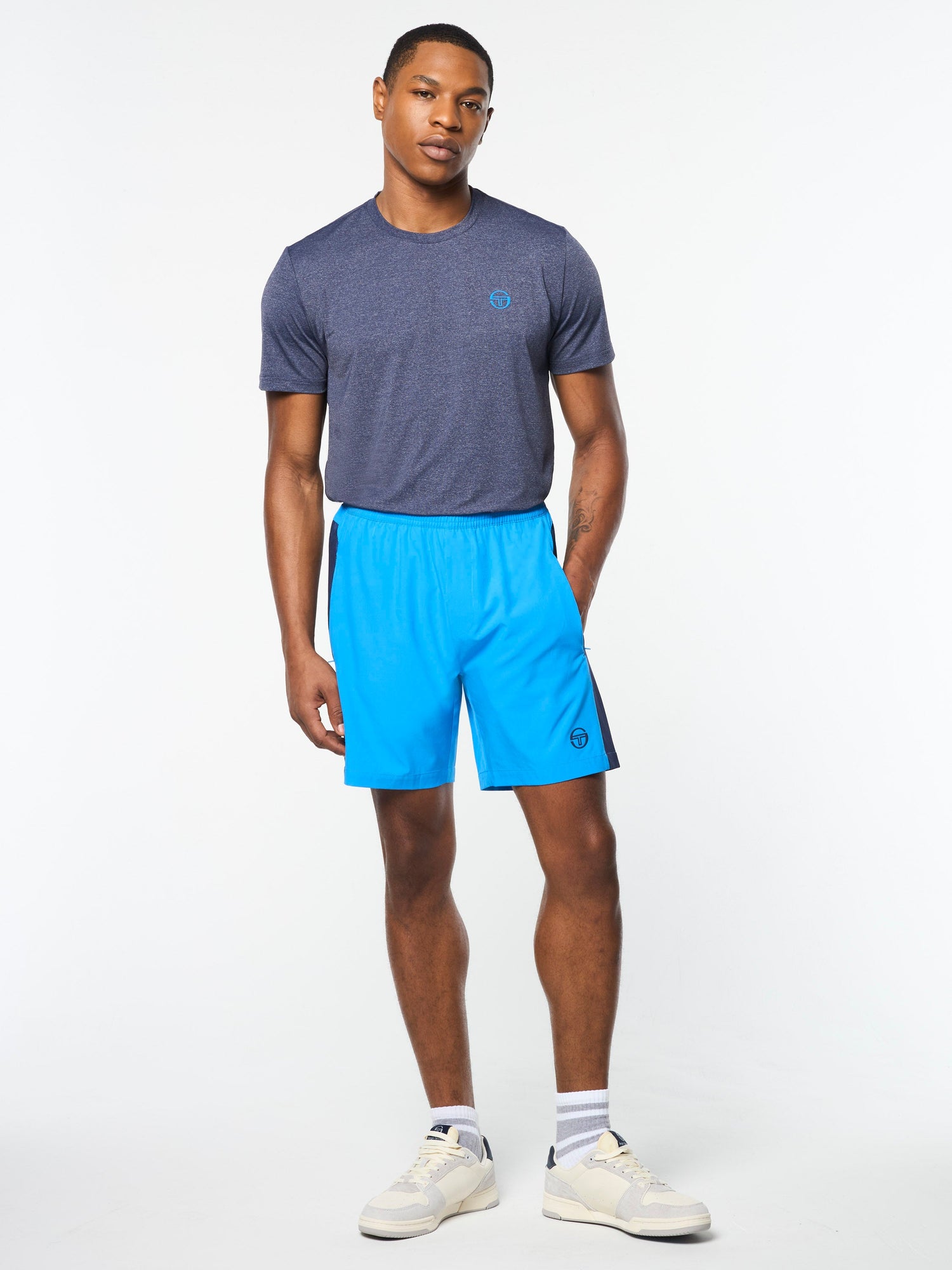 Men | Elio Performance Short | French Blue