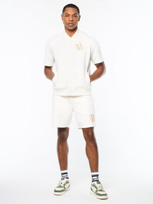 Men | Urso Short Sleeve Track Jacket | Gardenia