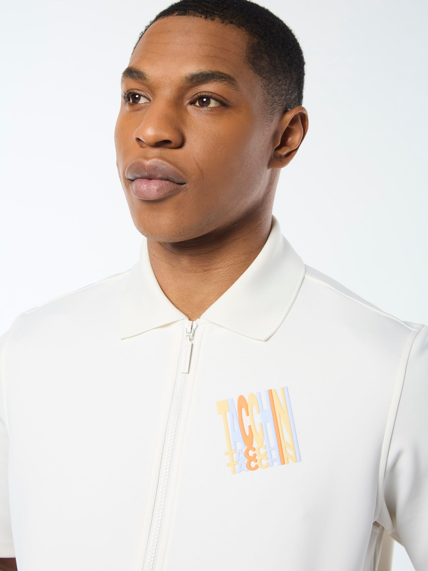 Men | Urso Short Sleeve Track Jacket | Gardenia