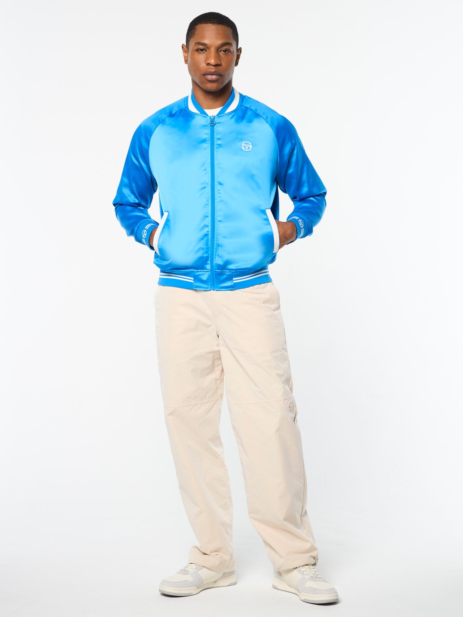 Men | Tosca Varsity Jacket | French Blue