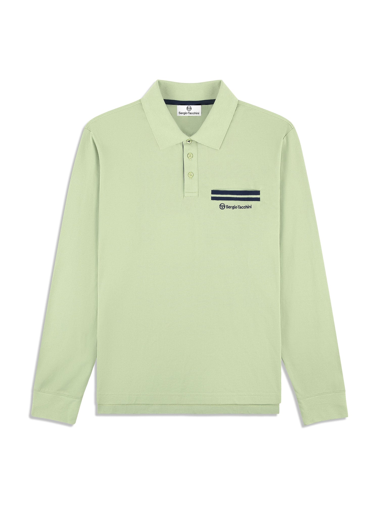 Men | Dario Long Sleeve Polo-Reseda