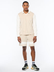 Men | Alvar Long Sleeve Polo | Fog