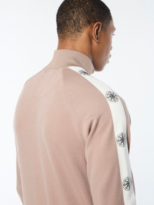 Men | Bussola Track Jacket | Taupe Grey