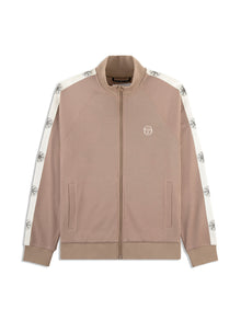 Men | Bussola Track Jacket | Taupe Grey