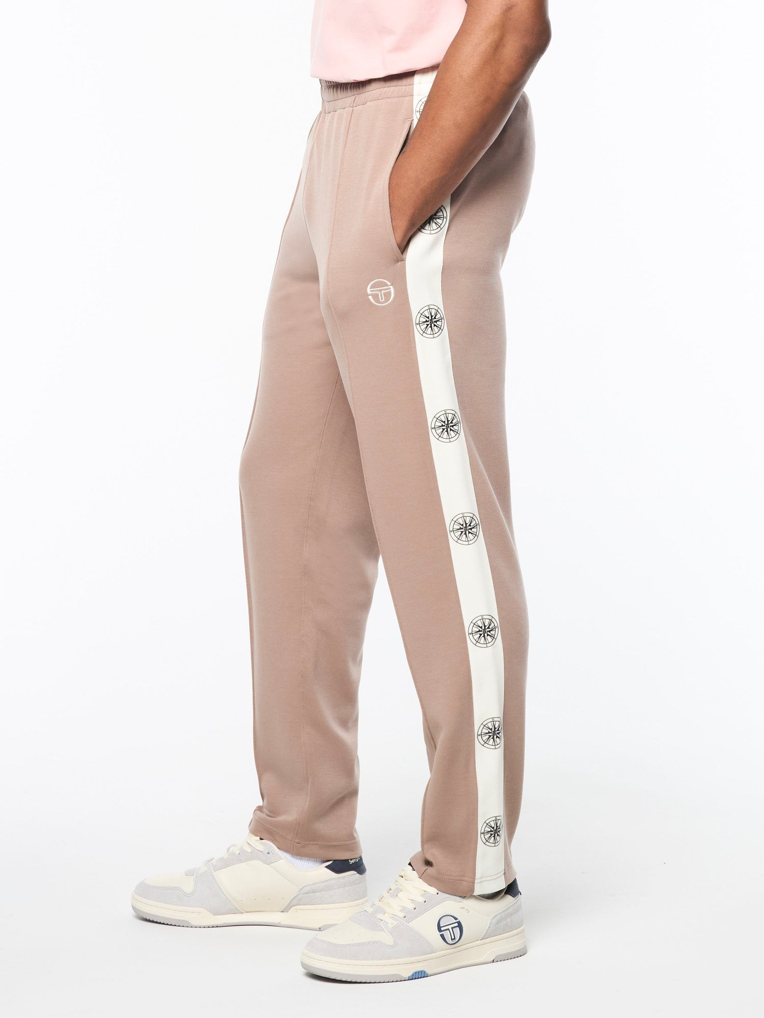 Men | Bussola Track Pant | Taupe Grey