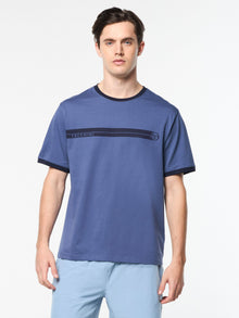 Men | Leo T-Shirt | Blue Indigo
