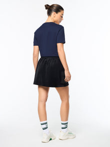 Women | Adele Velour Skirt | Black Beauty