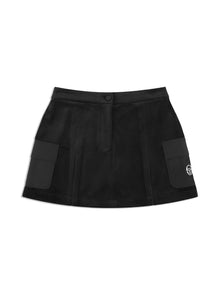 Women | Adele Velour Skirt | Black Beauty