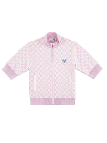 Women | Leila Short Sleeve Track Jacket | Pale Mauve